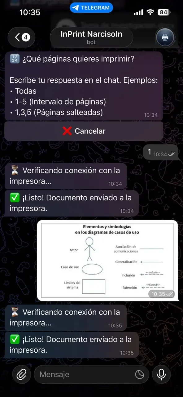 Captura 6 de InPrint Bot