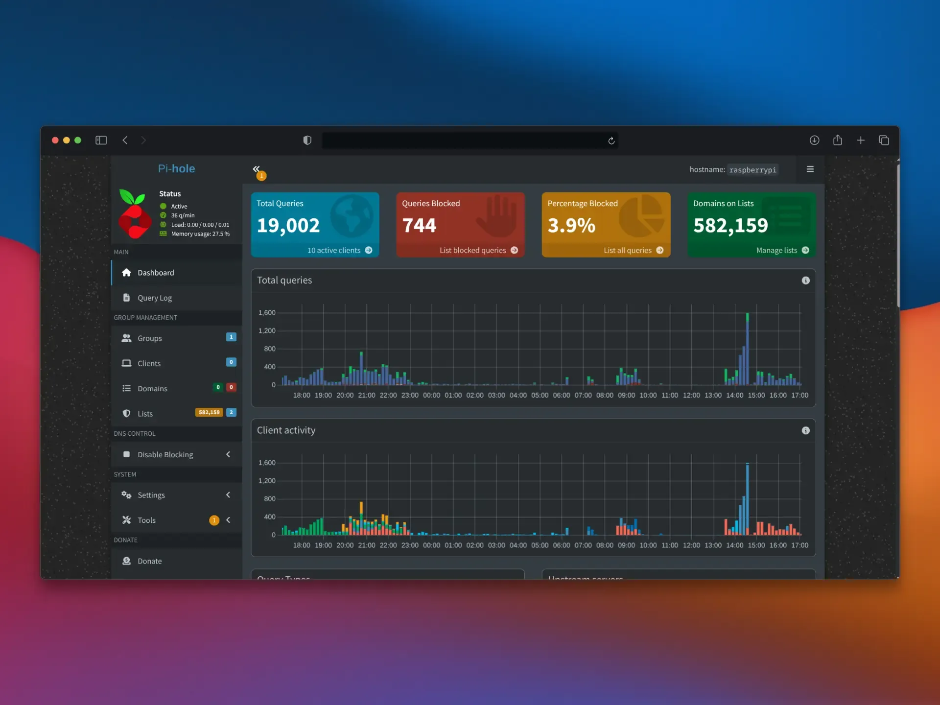 Captura 1 de Pi Homelab